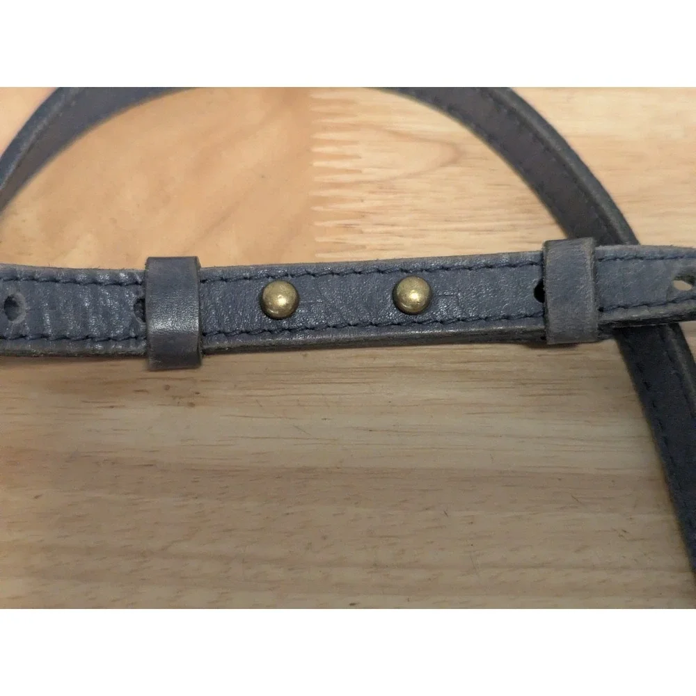 Madewell Women's‎  Blue Leather Crossbody Bag